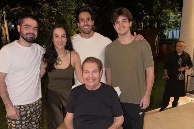 Faust&atilde;o est&aacute; afastado da TV para cuidar da sa&uacute;de desde 2023 e j&aacute; passou por quatro transplantes, incluindo cora&ccedil;&atilde;o, f&iacute;gados e duas vezes o rim. -  (crédito: Reprodu&ccedil;&atilde;o/Instagram)