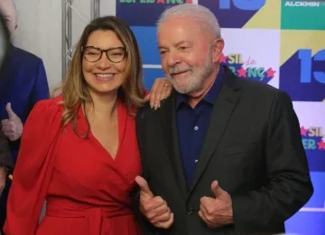 Janja e o Presidente Lula -  (crédito: Fábio Vieira)