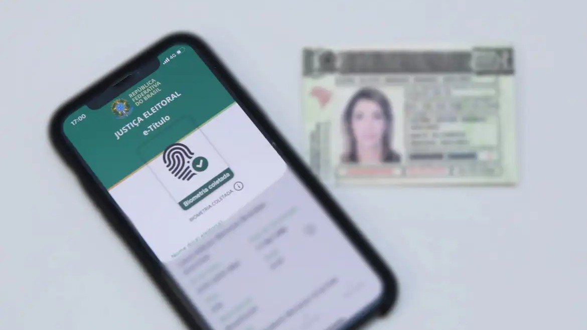 O aplicativo e-T&iacute;tulo, que exibe a biometria coletada, &eacute; uma das ferramentas online oferecidas pela Justi&ccedil;a Eleitoral para a regulariza&ccedil;&atilde;o. -  (crédito: Antonio Augusto/Ascom/TSE
)
