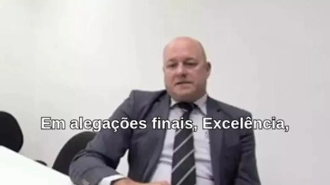 Frase do advogado Rodrigo Pantale&atilde;o durante a audi&ecirc;ncia em que pediu a condena&ccedil;&atilde;o do pr&oacute;prio cliente -  (crédito: Reprodu&ccedil;&atilde;o)