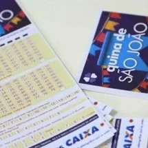 Quina de São João: aposta simples de Contagem é uma das 9 ganhadoras - Loterias Caixa/Divulga&ccedil;&atilde;o 