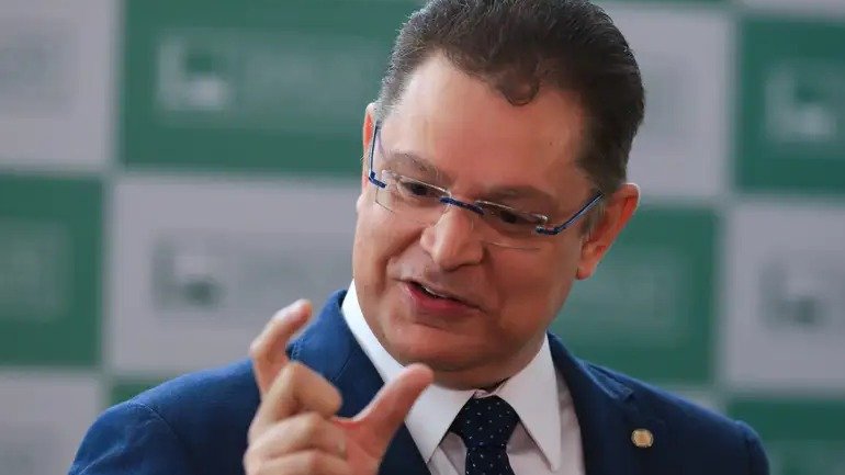 S&oacute;stenes Cavalcante, deputado federal do PL-RJ e l&iacute;der do partido na C&acirc;mara, em meio a debates pol&iacute;ticos -  (crédito: Ag&ecirc;ncia Brasil - EBC)