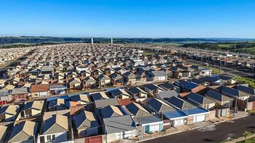 Novas moradias evidenciam a expans&atilde;o habitacional impulsionada pelas regras atualizadas do programa Minha Casa, Minha Vida -  (crédito: Alf Ribeiro/Folhapress)