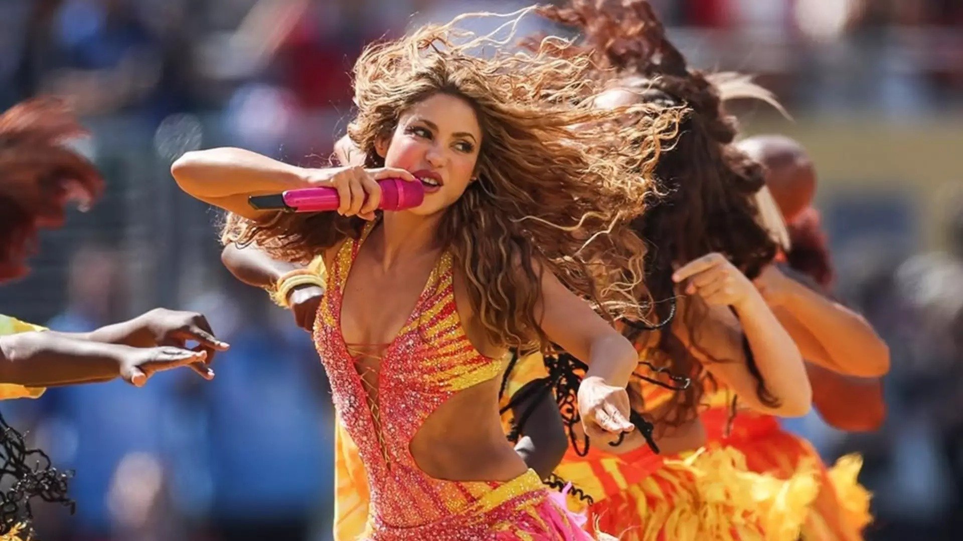 Shakira eletriza o p&uacute;blico com sua performance durante o inovador show de intervalo da final da Copa do Mundo de 2026 -  (crédito: Reprodu&ccedil;&atilde;o Instagram)