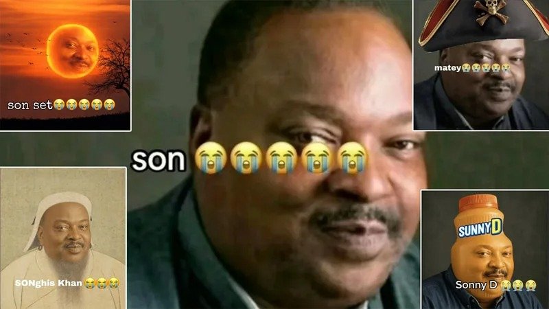 As varia&ccedil;&otilde;es do meme "son ????????????", presente na imagem, ilustram a criatividade da trend que viralizou nas redes sociais -  (crédito: Reprodu&ccedil;&atilde;o)