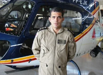 Tenente-coronel da reserva Welton José da Silva Baião foi comandante do Batalhão de Radiopatrulhamento Aéreo da PMMG -  (crédito: Reprodução)