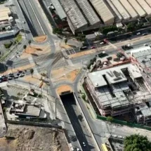 Marginal é interditada em Contagem para obra de adutora - Divulgação/Transcon