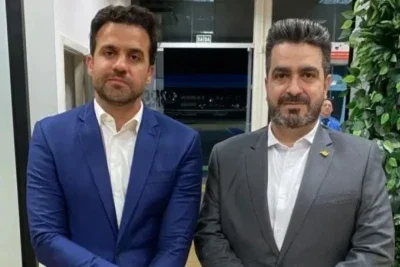 Pablo Marçal e Leonardo Avalanche  -  (crédito: Reprodução/Instagram @prtboficial28)