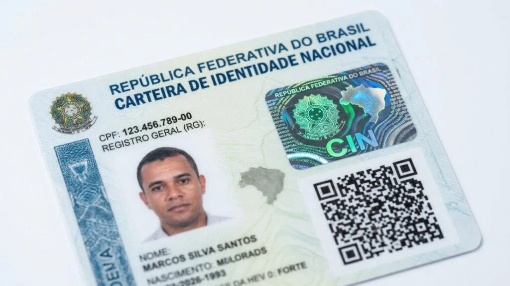 A nova Carteira de Identidade Nacional (CIN) &eacute; o novo documento oficial, substituindo o antigo RG e unificando a identifica&ccedil;&atilde;o pelo CPF -  (crédito: Divulga&ccedil;&atilde;o)