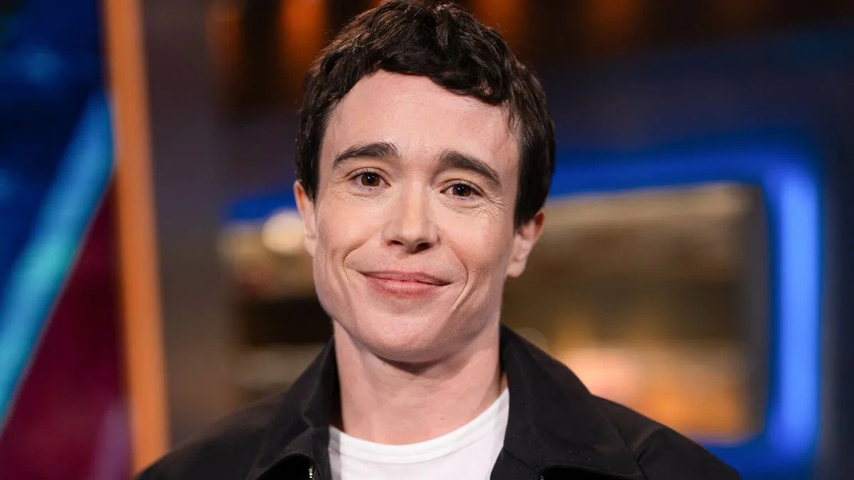 Elliot Page, ator que reflete sobre a dificuldade de encontrar novos pap&eacute;is em Hollywood ap&oacute;s sua transi&ccedil;&atilde;o de g&ecirc;nero -  (crédito: Matt Wilson/Comedy Central)