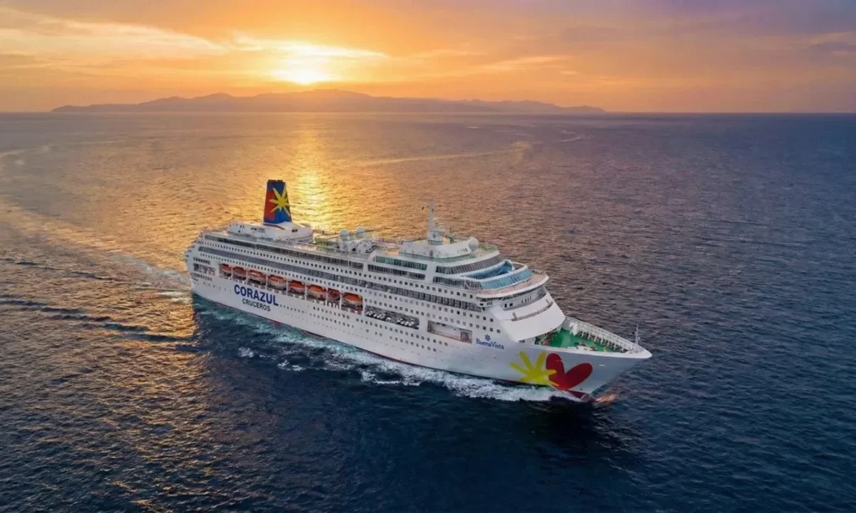Navio Buenavista, da armadora espanhola Corazul Cruzeiros, estreia no Brasil em outubro - (crédito: Corazul Cruzeiros/Divulgação)
