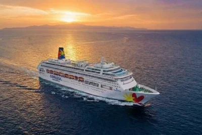 Navio Buenavista, da armadora espanhola Corazul Cruzeiros, estreia no Brasil em outubro -  (crédito: Corazul Cruzeiros/Divulgação)