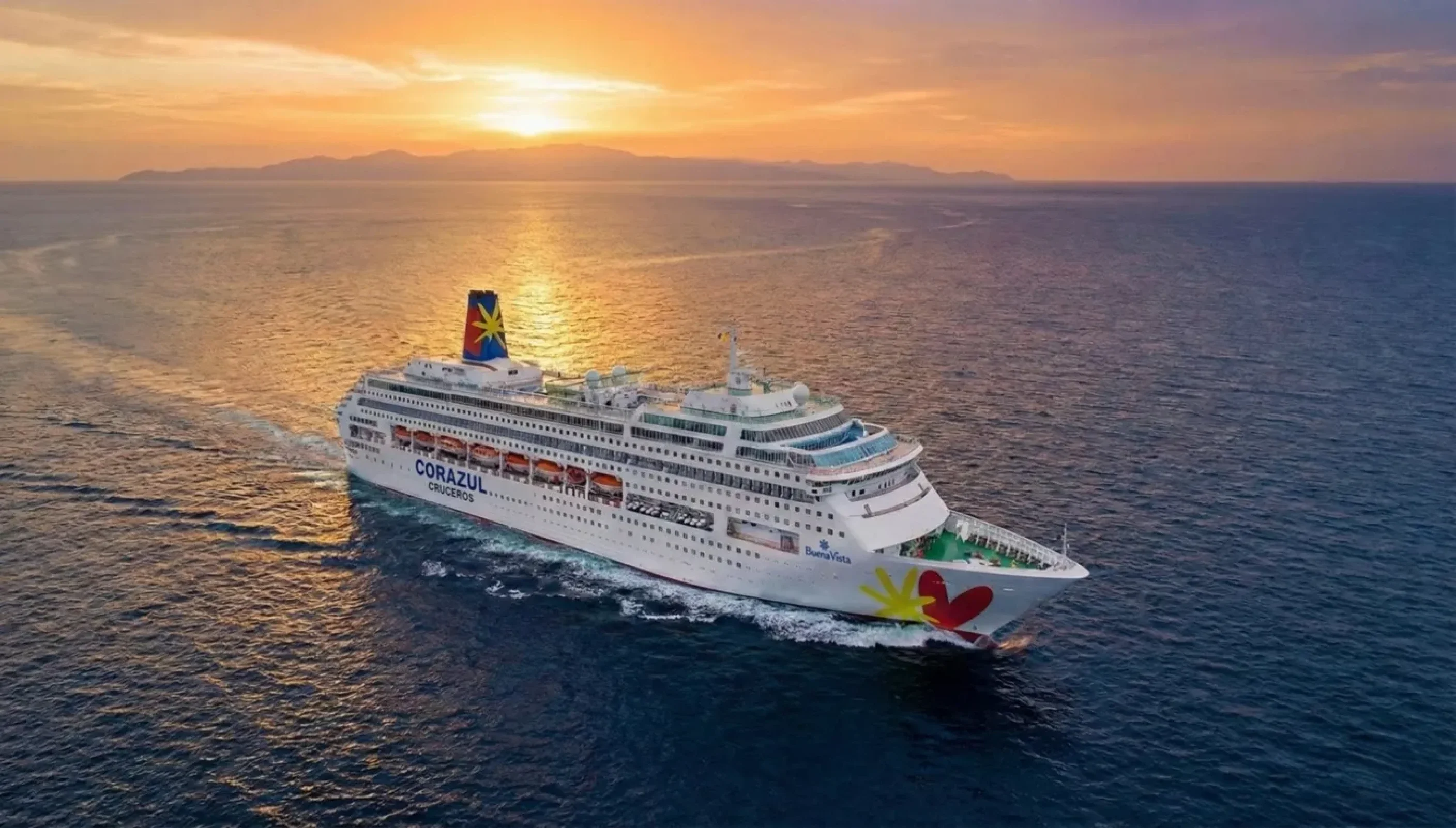 Navio Buenavista, da armadora espanhola Corazul Cruzeiros, estreia no Brasil em outubro-Corazul Cruzeiros/Divulgação