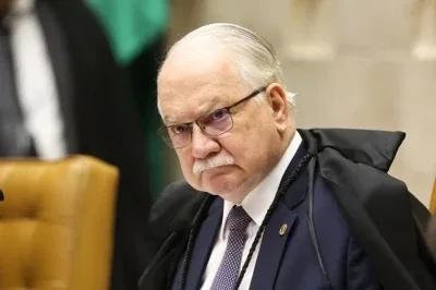 Ministro Edson Fachin busca dar transpar&ecirc;ncia e legitimidade a investiga&ccedil;&otilde;es envolvendo magistrados do STF, em meio &agrave; crise institucional -  (crédito: Alejandro Zambrana/STF)