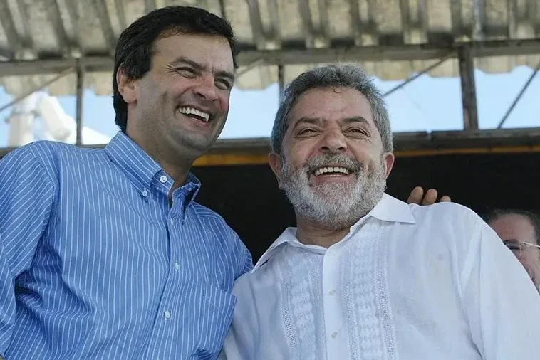 A imagem revive o cen&aacute;rio das alian&ccedil;as pol&iacute;ticas como a dobradinha &ldquo;Lul&eacute;cio&rdquo;, fen&ocirc;meno descrito na polariza&ccedil;&atilde;o PT-PSDB em Minas Gerais -  (crédito: Reprodu&ccedil;&atilde;o)