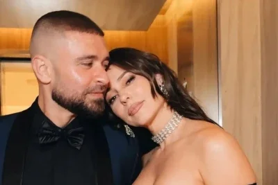 Paolla Oliveira e Diogo Nogueira brincaram com os rumores de uma possível reconciliação em comercial -  (crédito: Instagram/ Reprodução)