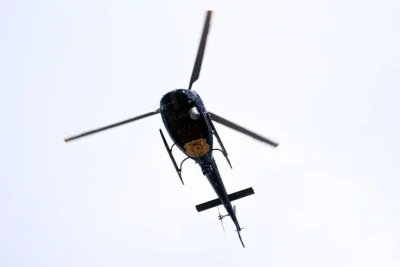 A imagem ilustrativa de um helicóptero  -  (crédito: Ed Alves/CB/D.A Press)