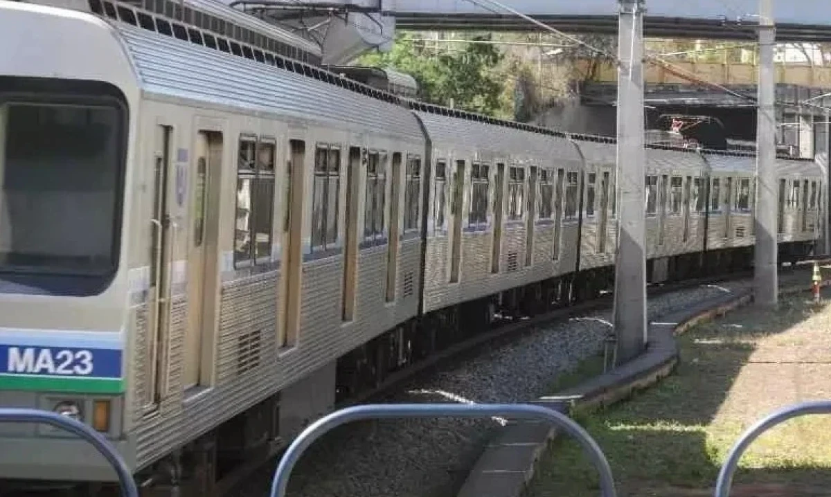 Linha do Metrô de Belo Horizonte em operação, enquanto obras de expansão avançam para novas estações - (crédito: Jair Amaral/EM/D.A Press)