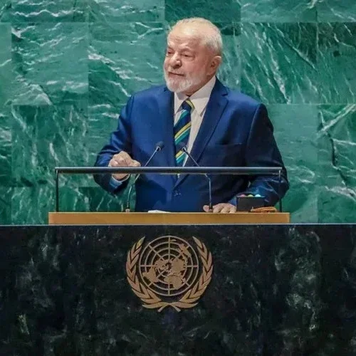 Em indireta para Trump, Lula diz que 'a democracia pertence aos brasileiros'  - Ricardo Stuckert / PR