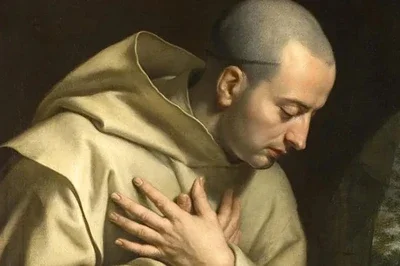A imagem de S&atilde;o Bruno, fundador da Ordem dos Cartuxos, simboliza a profunda vida de ora&ccedil;&atilde;o e eremitismo que ele escolheu -  (crédito: Reprodu&ccedil;&atilde;o / Arautos do Evangelho)