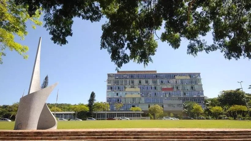 Sede da UFMG, que se destaca como a melhor universidade federal do Brasil no recente Ranking Universit&aacute;rio Folha -  (crédito: Leandro Couri/EM/D.A Press)