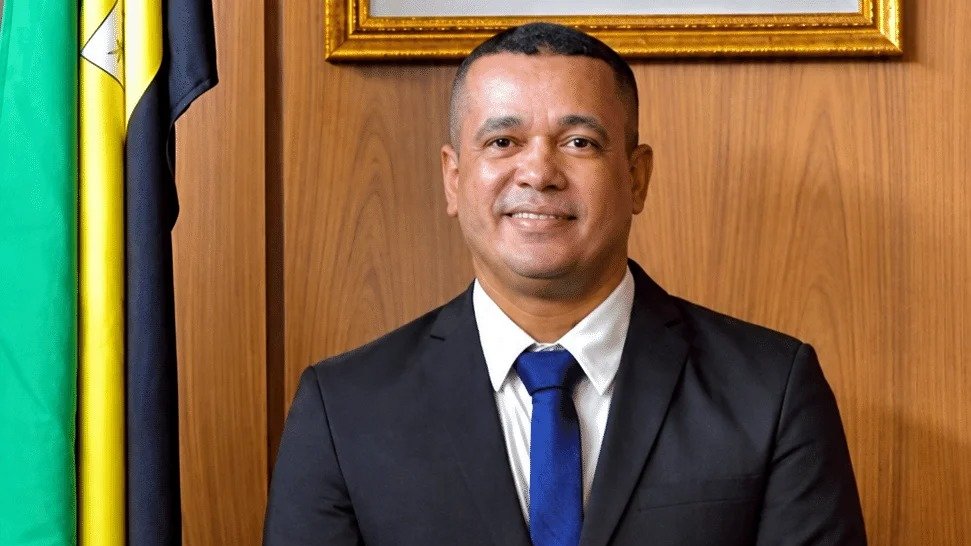 Sargento da PM Antonio James Mota da Silva, ex-secret&aacute;rio de Seguran&ccedil;a P&uacute;blica de Barra do Corda, exonerado ap&oacute;s pol&ecirc;mica. -  (crédito: Reprodu&ccedil;&atilde;o)