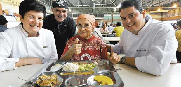 Alta gastronomia é servida no Restaurante Popular I - Beto Novaes/EM/D.A. Press