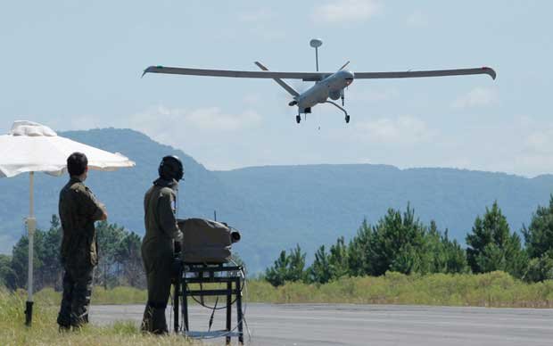 FAB recebe dois novos aviões não tripulados; drones são de fabricação israelense - Cabo Vinícius Santos / Agência Força Aérea