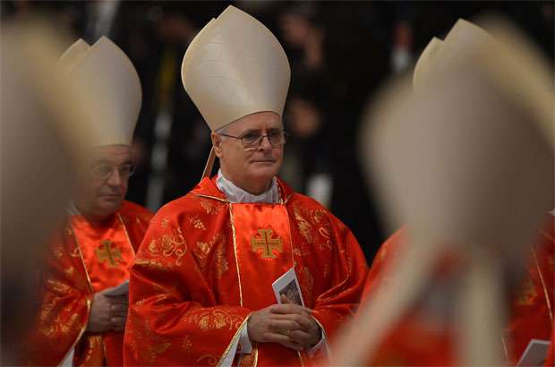 Portugueses apontam dom Odilo Scherer com um dos favoritos para ser o novo papa  - AFP PHOTO / GABRIEL BOUYS 