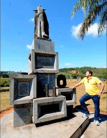 Perna direita de Tiradentes foi exposta em Conselheiro Lafaiete - BETO NOVAES/EM/D.A PRESS