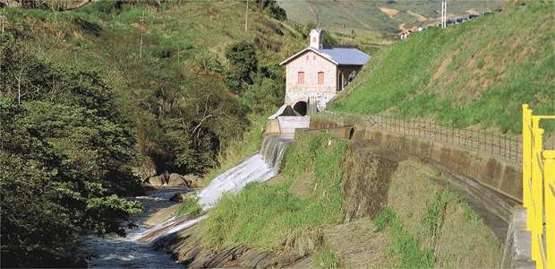 Primeira hidrelétrica do país foi construída em Minas há mais de 100 anos - Vaneska Dias/Arquivo EM - 22/9/00