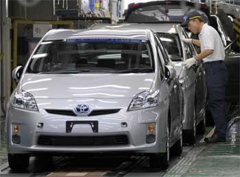 Toyota anuncia recall de 242.000 Prius e Lexus - AFP PHOTO / FILES / TOSHIFUMI KITAMURA