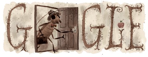 Google presta homenagem ao 130º aniversário do escritor Franz Kafka -  Imagem: Google/Reprodução