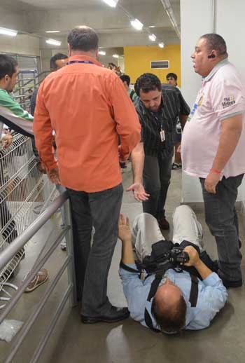 Após agressão de seguranças de Sasha, fotógrafo do EM ficará afastado do trabalho - Osvaldo Ramos/OTEMPO