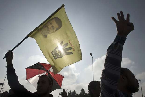 Presidente deposto do Egito vai a julgamento - AFP PHOTO / KHALED DESOUKI 
