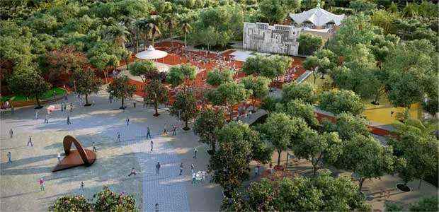 Praça da Assembleia será revitalizada a partir de março - Divulgação/ALMG