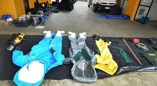 Secopa apresenta equipamentos contra ataques terroristas durante a Copa de 2014  - Secopa/Divulgação 