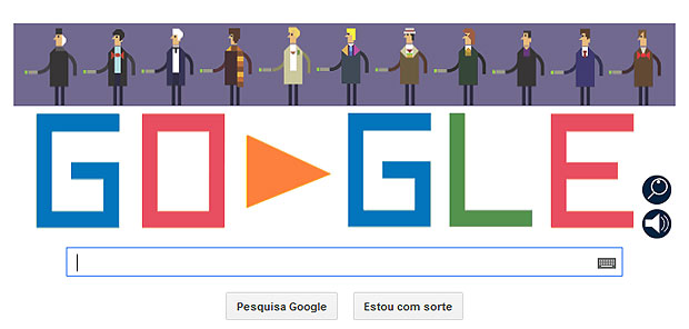 Doodle do Google faz homenagem à série de TV Doctor Who - Reprodução Google