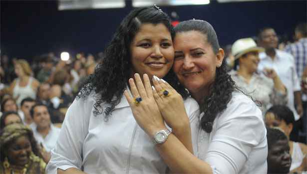 Casamento coletivo reúne 130 casais homoafetivos no Rio - Tomaz Silva/ABr