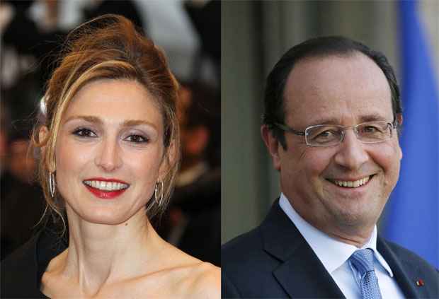 Revista revela romance entre presidente francês e atriz Julie Gayet - AFP PHOTO / VALERY HACHE / THOMAS SAMSON 