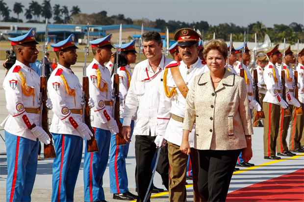 Dilma inaugura, em Cuba, porto financiado pelo BNDES - Roberto Stuckert Filho/PR 