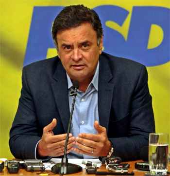 Aécio Neves coloca segurança como "prioridade número 1" de sua campanha - Orlando Brito/PSDB