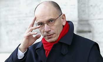 Enrico Letta renuncia ao posto de primeiro-ministro da Itália - Remo Casilli/Reuters