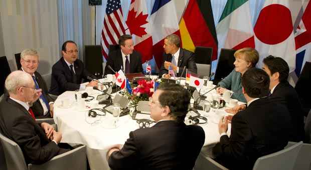 G7 decide novas medidas contra a Rússia por anexação da Crimeia - ALAIN JOCARD/AFP