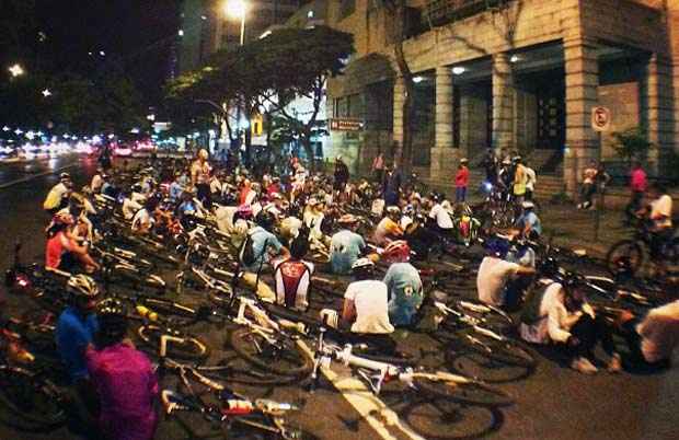 Ciclistas organizam ato em BH para pedir trânsito mais humano - Reprodução/Facebook