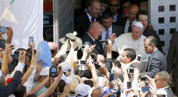 Papa diz que impasse Israel-Palestina é "inaceitável" - JACK GUEZ / AFP