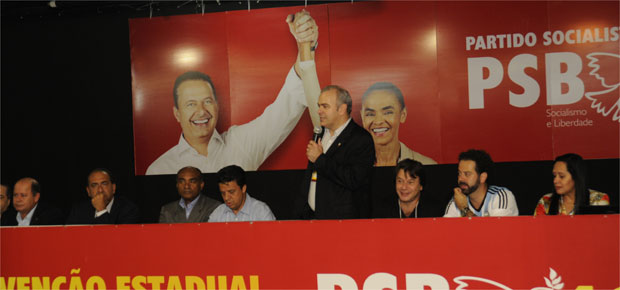 Convenção do PSB amplia racha em Minas - Jair Amaral/EM/D.A Press