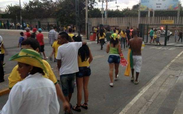 Goleada da Alemanha provoca debandada em locais de festas de BH - Carolina Braga/EM/D.A.Press