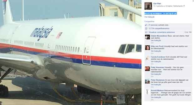 Holandês que morreu em queda de avião fez piada sobre o voo antes de embarcar - Facebook/Reprodução
