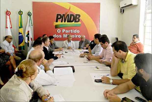 PMDB ameaça expulsar filiados que não apoiarem chapa de Pimentel - Breno Vieira/PMDB